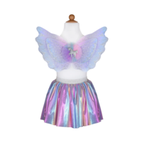 thumb-Magical Unicorn Skirt & Wings, Pastel-2