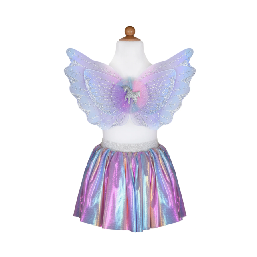 Magical Unicorn Skirt & Wings, Pastel-2