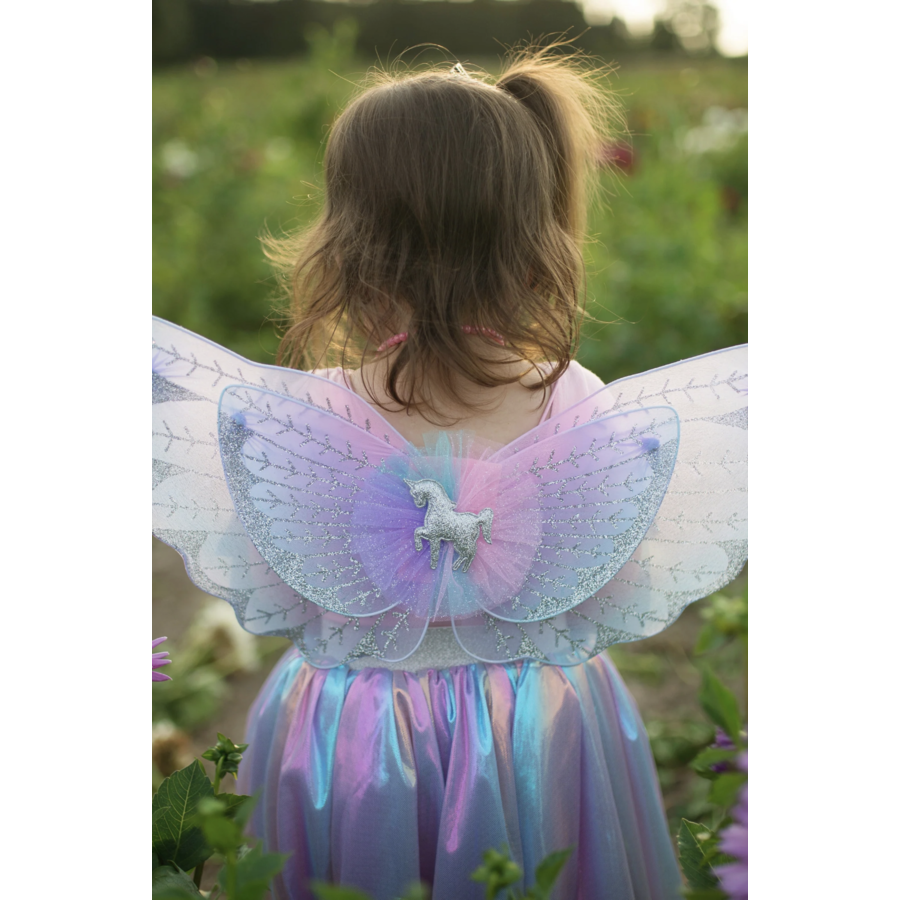 Magical Unicorn Skirt & Wings, Pastel-3
