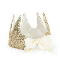 thumb-Gracious Gold Sequins Crown-2