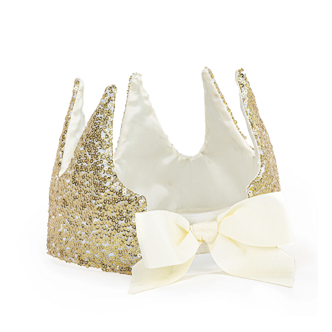 Gracious Gold Sequins Crown