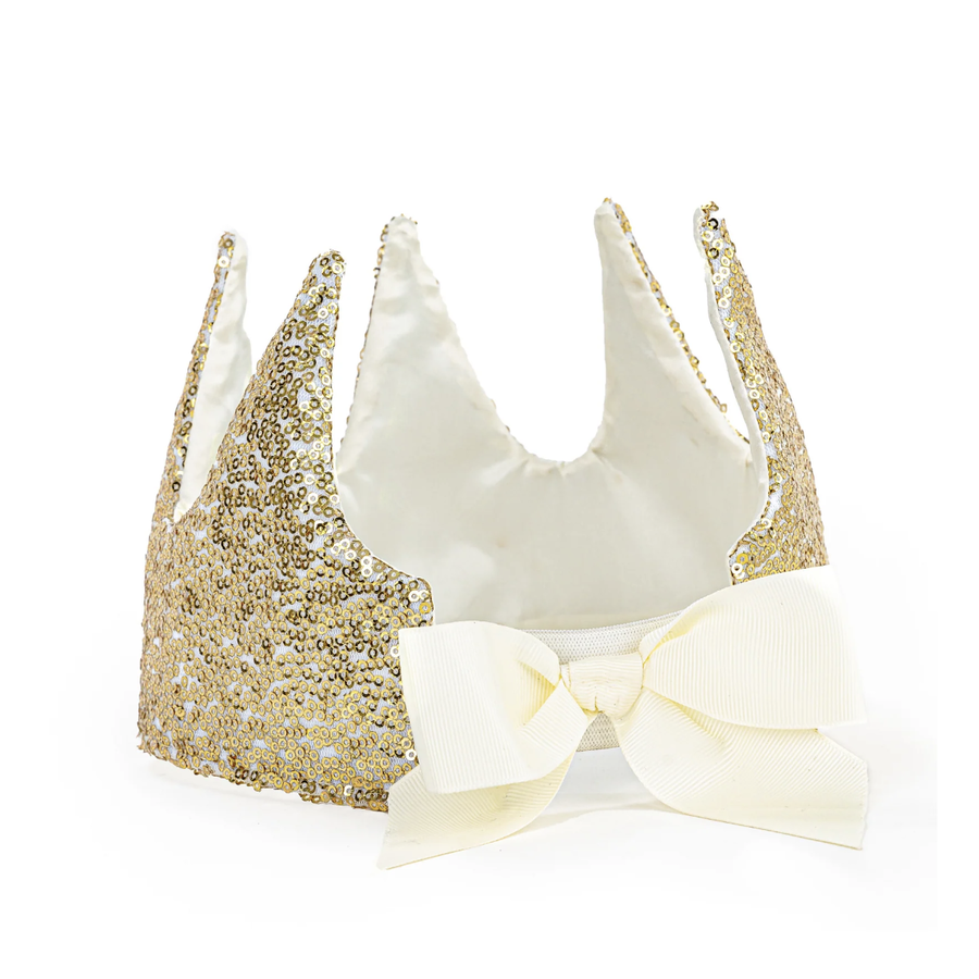 Gracious Gold Sequins Crown-2
