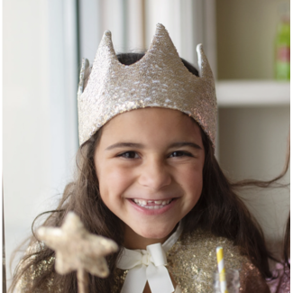Great Pretenders Gracious Gold Sequins Crown