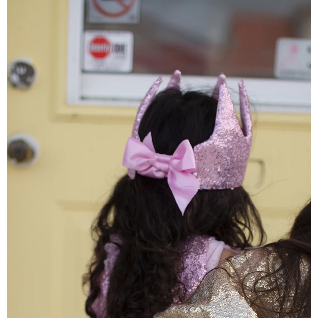 Precious Pink Sequins Crown