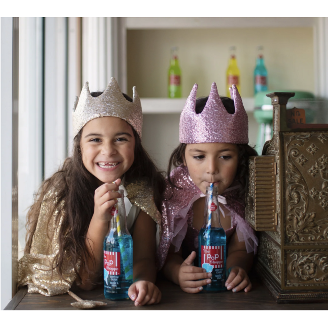 Precious Pink Sequins Crown