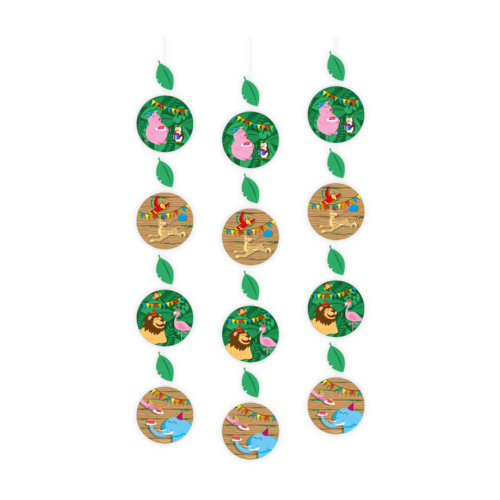 Jungle Hang Decoratie - 3 stuks 