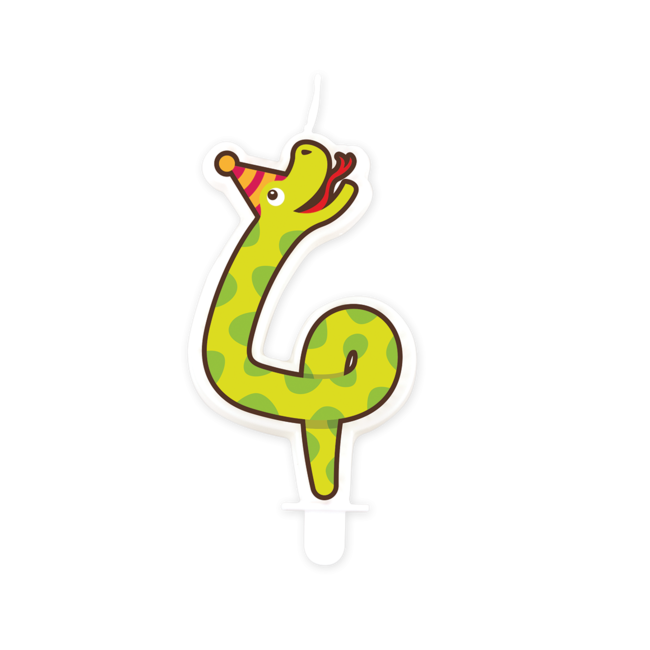 Jungle Kaarsje 4 - Snake