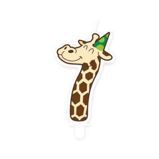 Paperdreams Jungle Kaarsje 7 - Giraffe