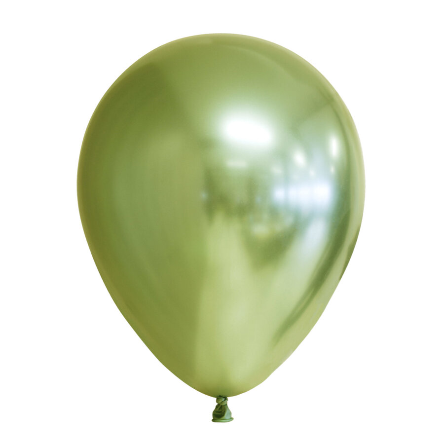 Ballonnen Chrome Groen - 30cm - 10 stuks-1