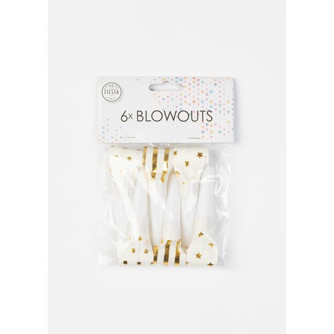 Sparkling Gold roltongen - 6 stuks