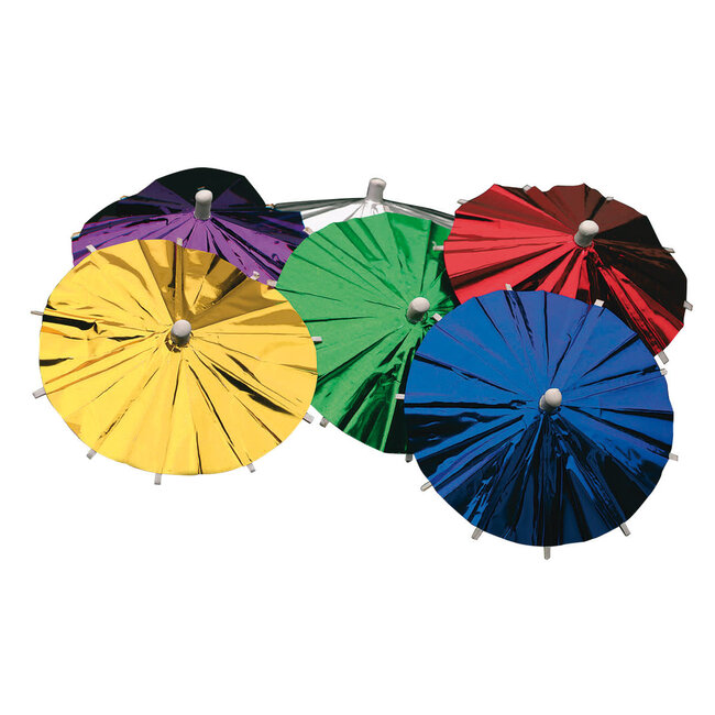 Prikkers ijsparasols Metallic Ass - 10 stuks