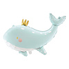 Folieballon Light Blue Whale