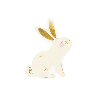 Servetten Bunny - 12 st - 14x15cm Servetten Bunny - 12 st - 14x15cm