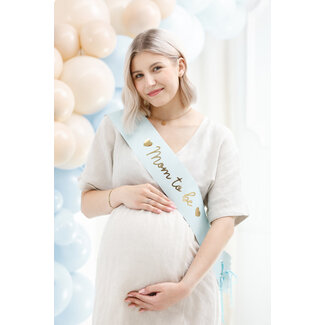 PartyDeco Sjerp Mom To Be – Licht Blauw