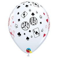 thumb-Helium Ballon Cards & Dice (28cm)-1