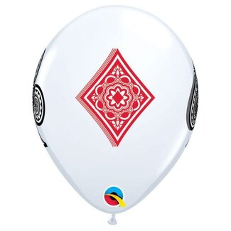 Qualatex Helium Ballon Card Suits (28cm)