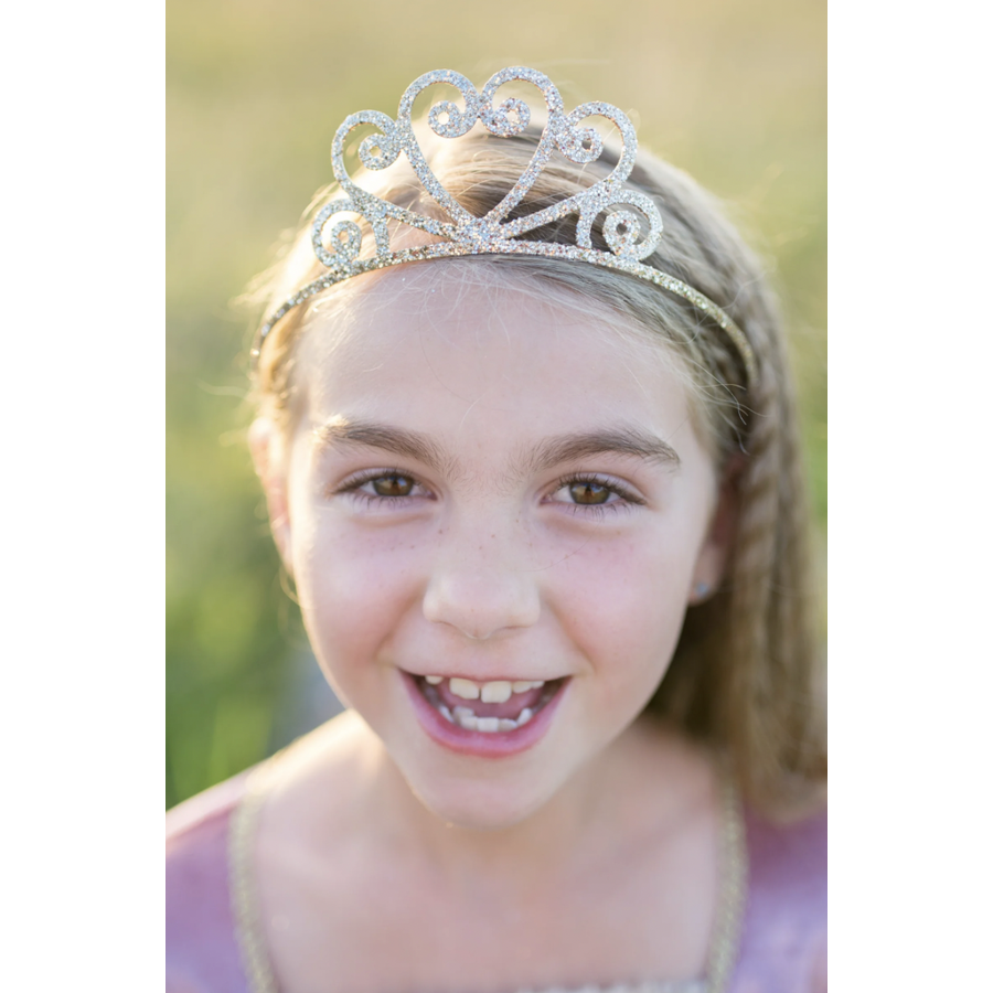 Silver Glitter Tiara-1