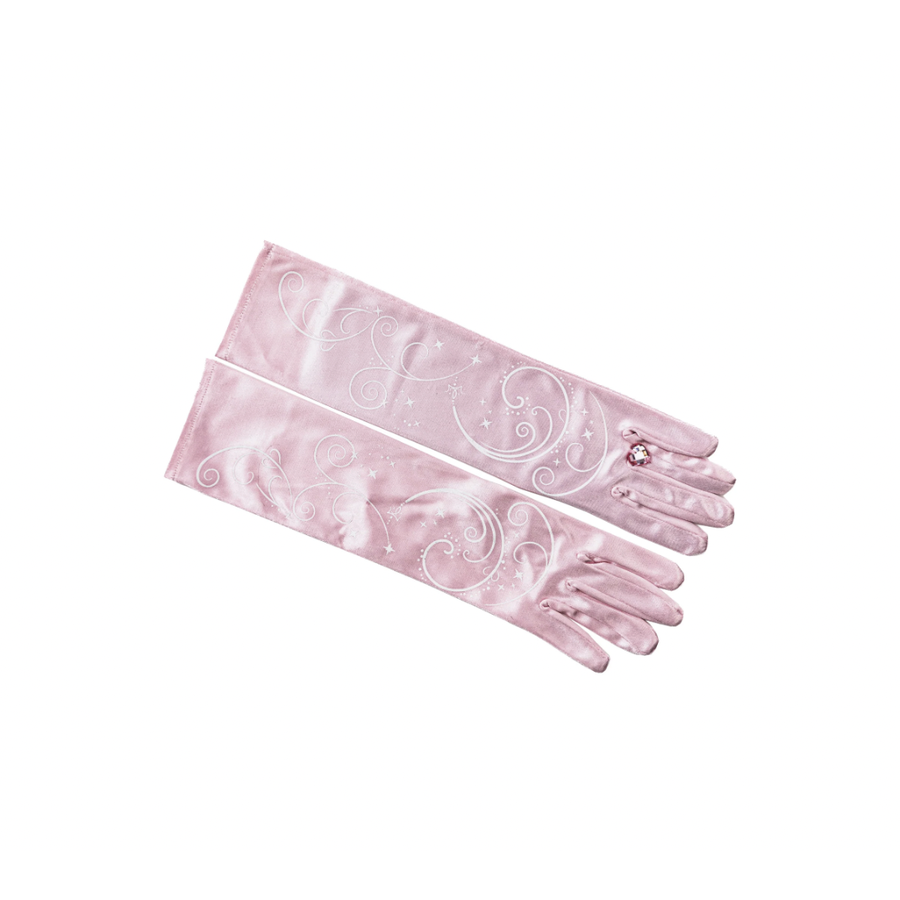Princess Swirl Gloves, Light Pink-2