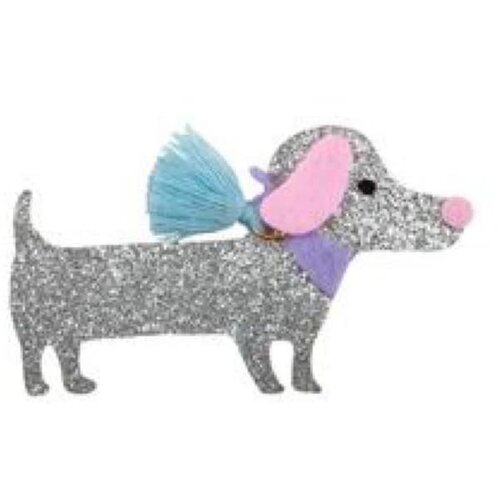 Boutique Dachshund Hairclip, 2 styles assorted 