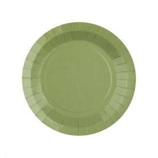 Santex Bordjes Olijf Groen - 18cm - 10 st