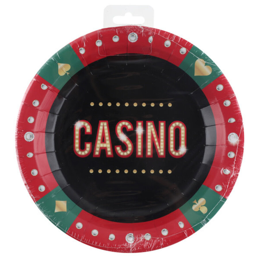 Bordjes Casino - 22,5cm - 10st-1