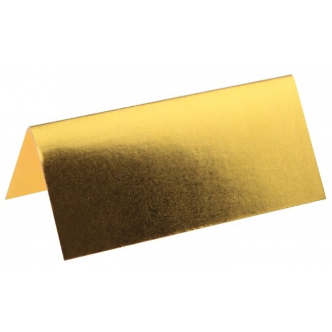 Naamkaartjes Metallic Goud