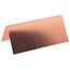Naamkaartjes Metallic Rosé Gold