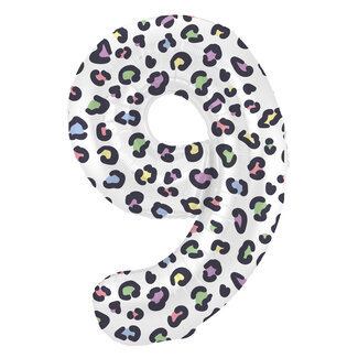 Folatex Folieballon Cijfer 9 Panter - 86 cm