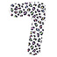 Folatex Folieballon Cijfer 7 Panter - 86 cm