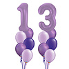 Qualatex Double Numbers Perfect Purple Set