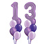 Sempertex Double Numbers Perfect Purple Set