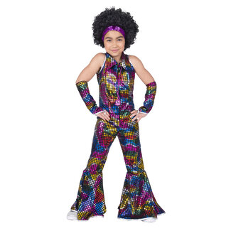Espa Disco Jumpsuit Regenboog Glitter