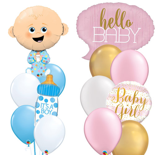 Uitputten gastheer uitlokken Bestel Online Helium Gevulde Ballonnen - Geboorte Ballonnen - Zorg voor  Party online feestartikelen en ballondecoraties