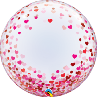 thumb-Deco Bubble Red & Pink Confetti Hearts-7