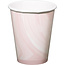 Folat Bekertjes Marmer Roze - 6 st - 250ml