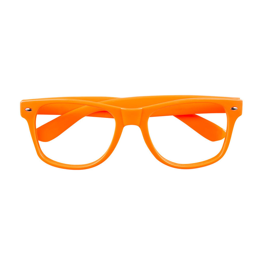 Party Bril Neon Oranje-3