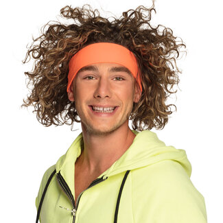 Boland Hoofdband Retro - Neon Oranje