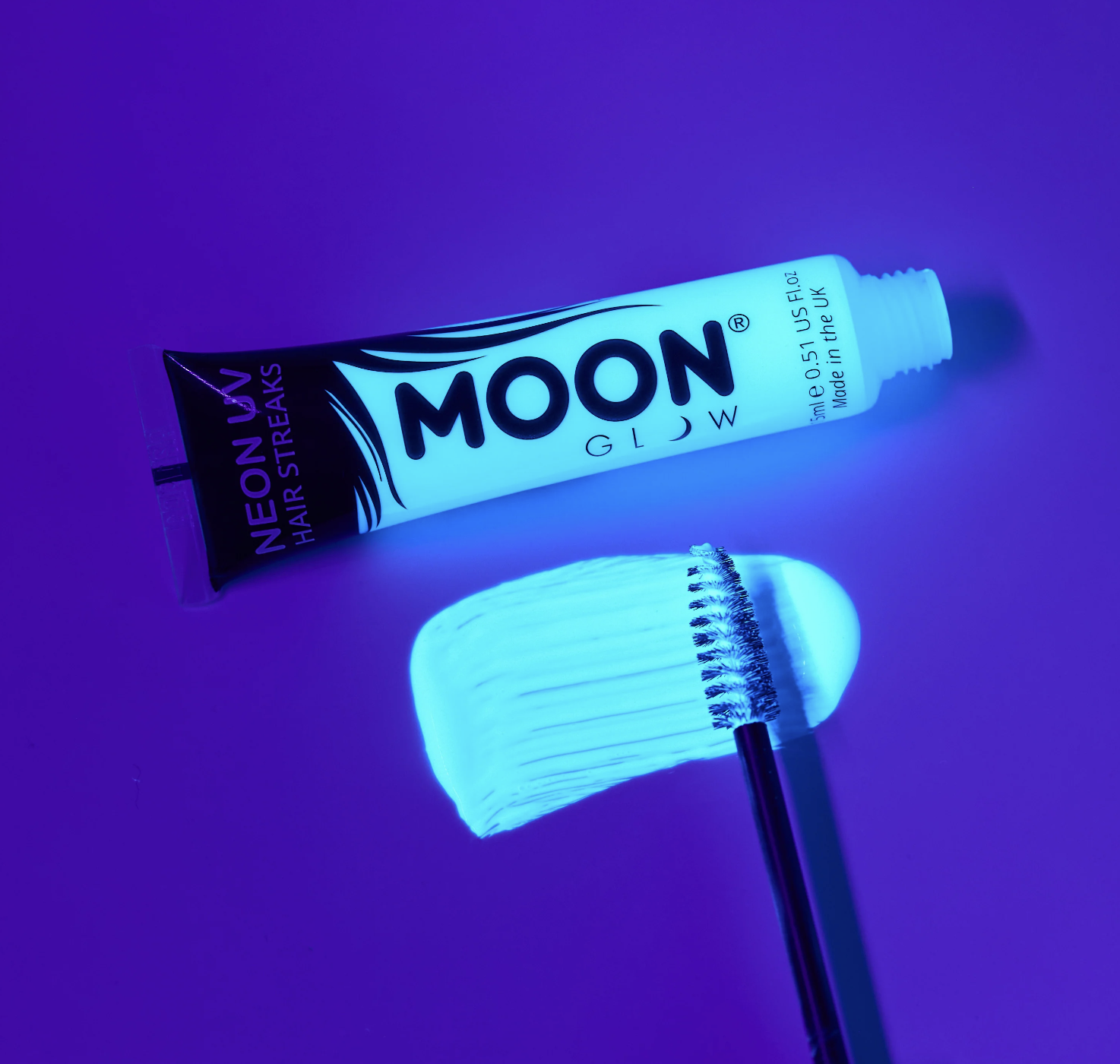 Neon UV Hair Streaks