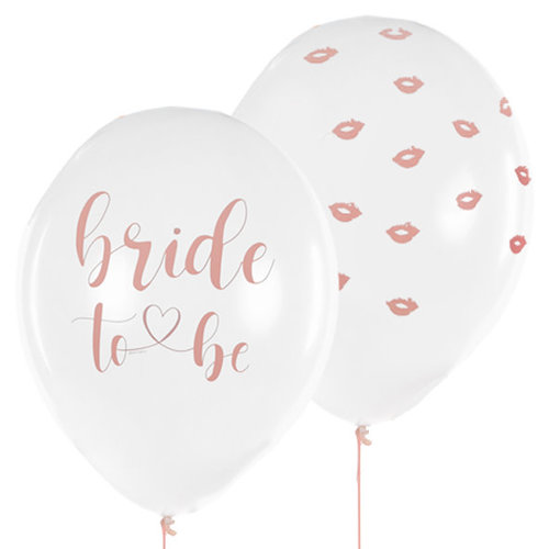 Heliumballon Bride to Be & Kusjes - 2st 
