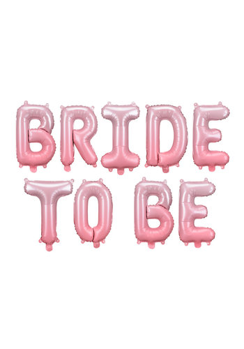 Folieballon Bride to be - Roze 