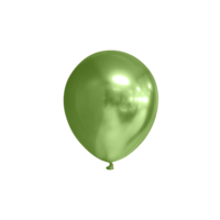 Lime Groen Chrome - 13 cm - 100 stuks