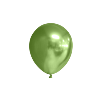 Globos Lime Groen Chrome - 13 cm - 100 stuks