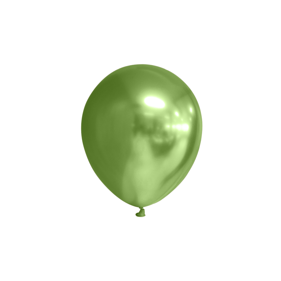 Lime Groen Chrome - 13 cm - 100 stuks-1