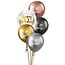 Folatex Happy Birthday Leeftijd - tros van 5 ballonnen