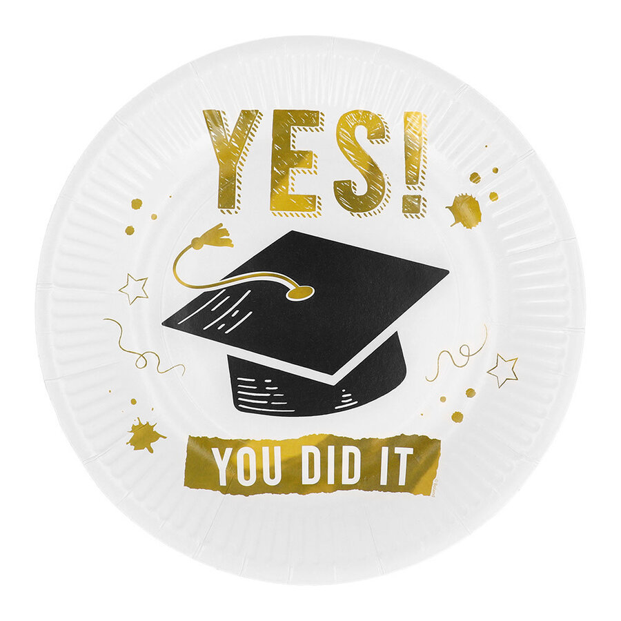 Papieren Bordjes 'YES! YOU DID IT'-1