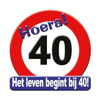 Paperdreams Huldeschild - 40 Jaar