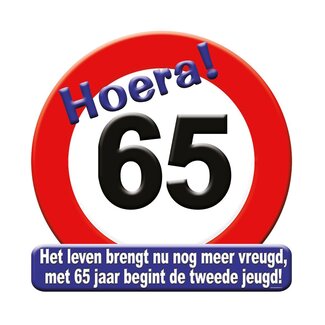 Paperdreams Huldeschild - 65 Jaar