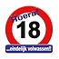 Paperdreams Huldeschild - 18 Jaar