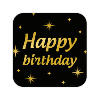 Paperdreams Classy Party Decoration Sign - Happy Birthday