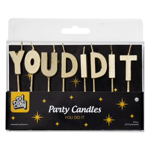 Party candles - You did it 